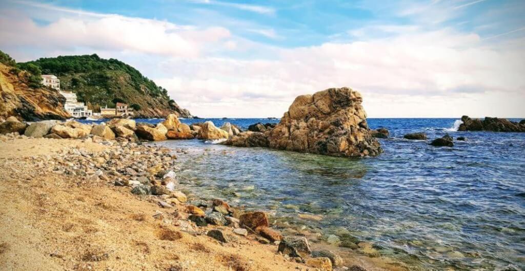 Casa Mediterránea con piscina privada en Palamós Exterior foto