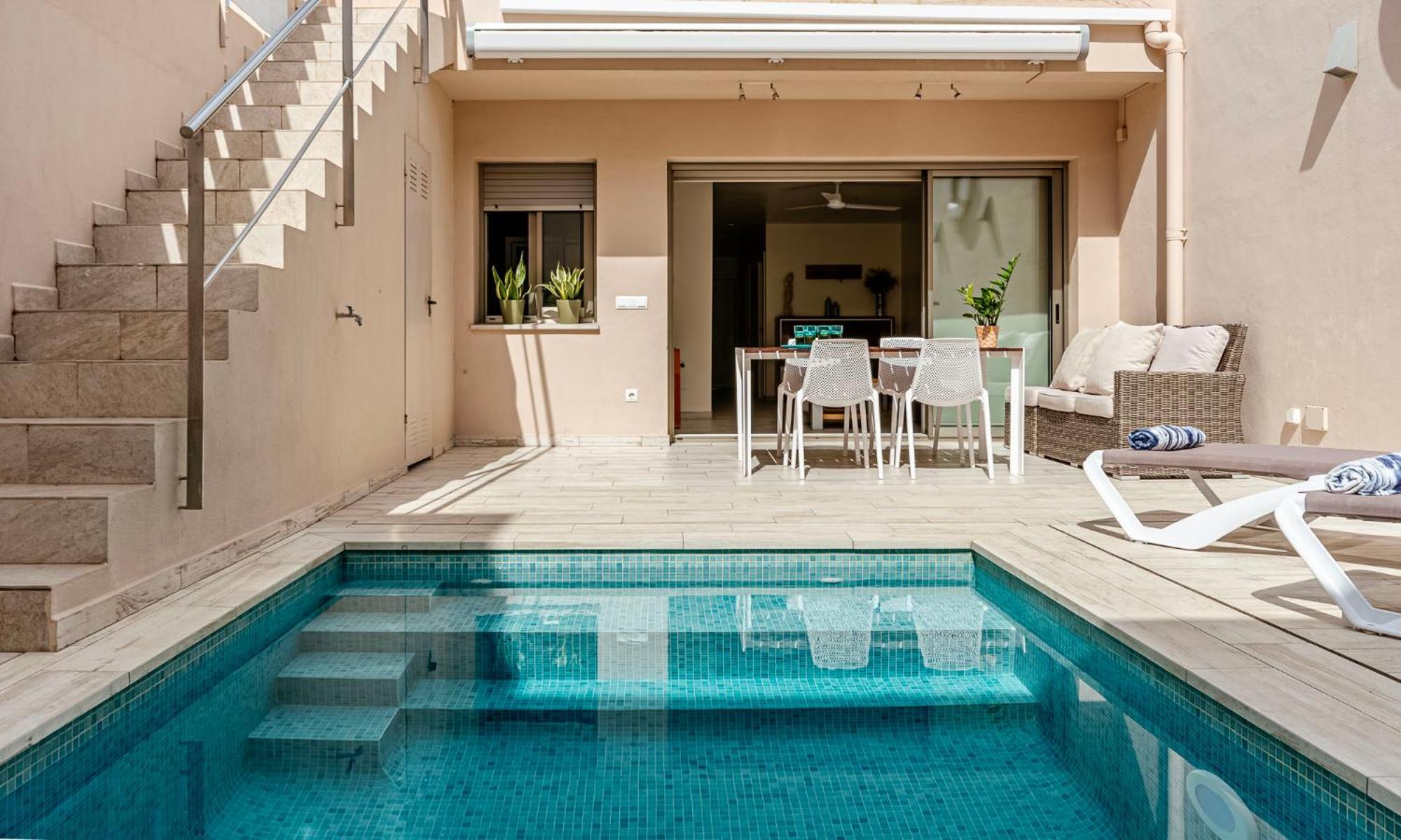 Casa Mediterránea con piscina privada en Palamós Exterior foto